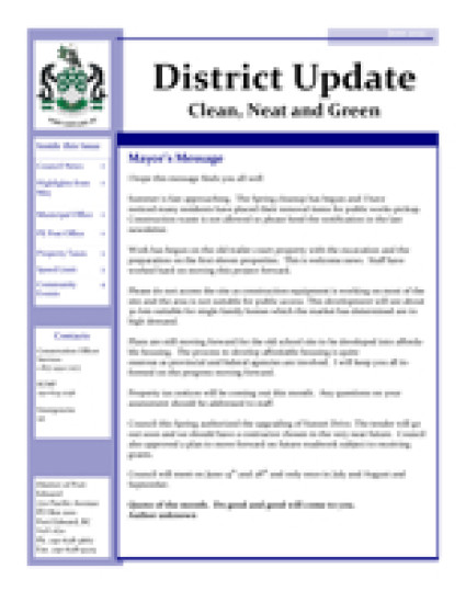June 2022 District Update